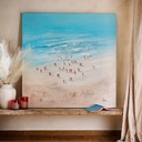 Werner Voss - Bild Beachlife, Acryl auf Leinwand, 100x100 cm