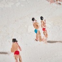 Werner Voss - Bild Beachlife, Acryl auf Leinwand, 100x100 cm