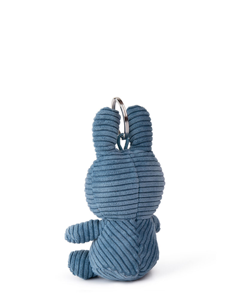 BON TON TOYS - Miffy Keychain Corduroy Aviator Blue - 10cm 