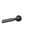 TONONE - ONE FLOOR FIXTURE SMOKEY BLACK