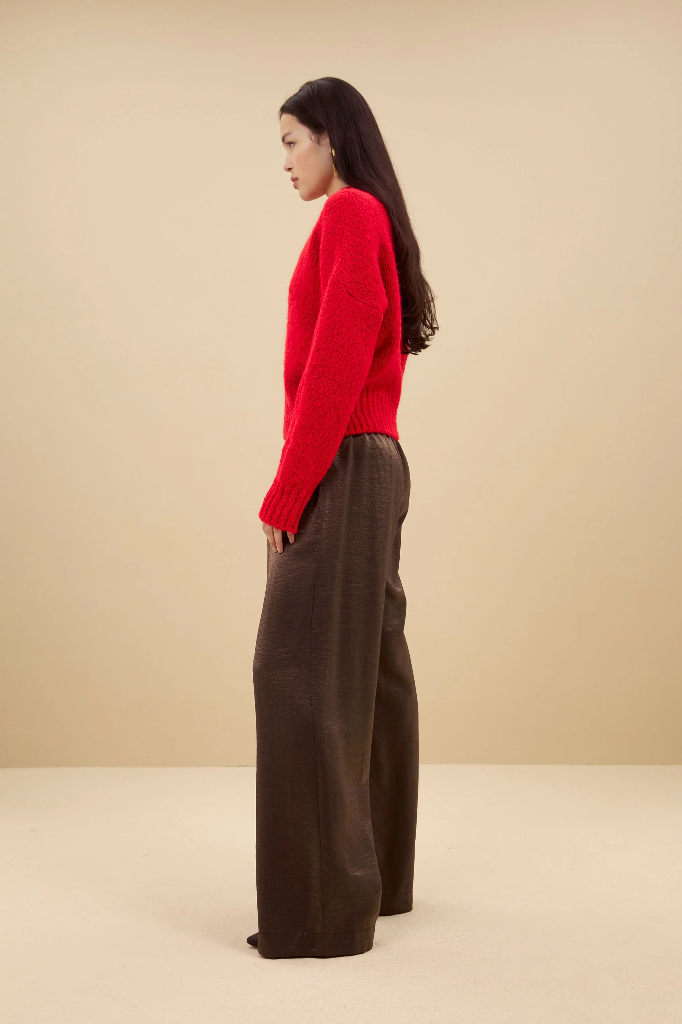 By Bar - Sonny Bulky Pullover - 332 Lip Stick