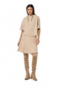 Caroline Biss - Rock Tweed kurz fransen beige