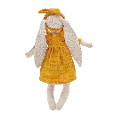 Mea Lini - Stoffpuppe Hase Hase Hedda klein 20cm