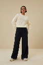 By Bar - sonny eco pullover - 010 off white