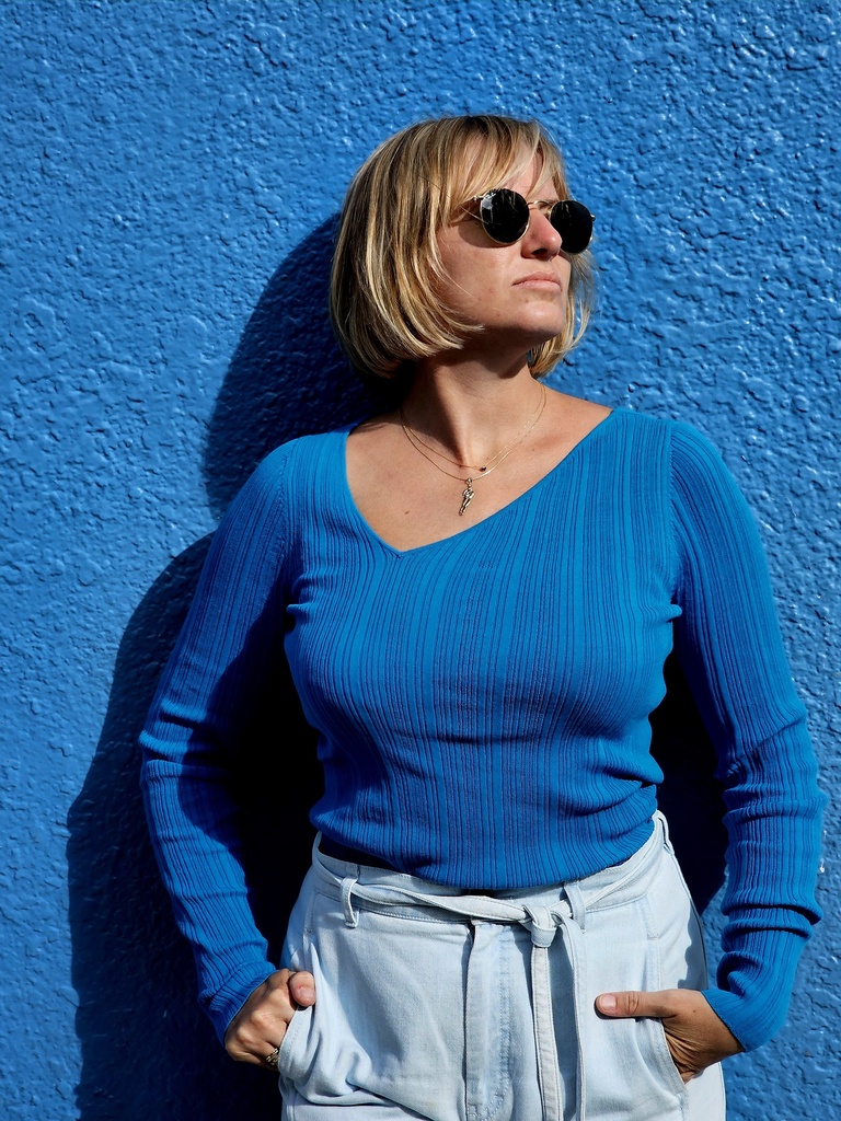 Julia June - Pullover WALTER turquoise