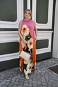 Caroline Biss - Loose-fitting festive long dress Multi Color