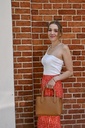 By Bar - Benji Red Groove Pant - 301 red groove print