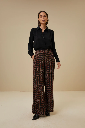 By Bar - tibbe satin stripe blouse - 861 jet black
