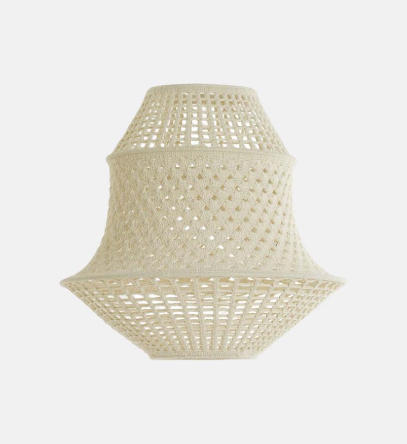 Light & Living - Deckenleuchte Boho weiß - Kap Hang 40x40cm BENIRA nature