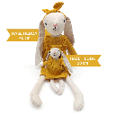 Mea Lini - Stoffpuppe Hase Hase Hedda, klein 20cm