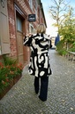 Caroline Biss - Oversized fancy jacket with hood