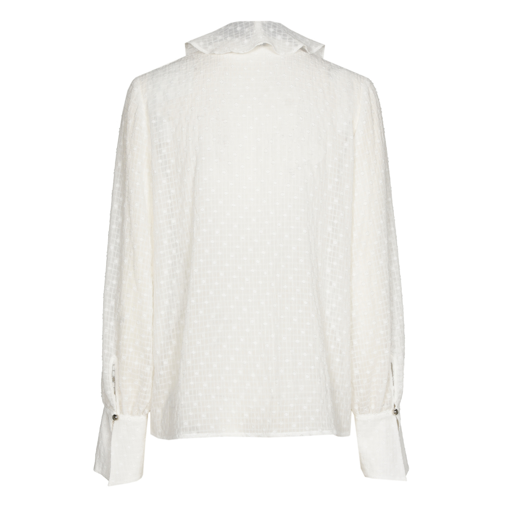 Caroline Biss - JABOT BLOUSE WITH BLACK TIE
