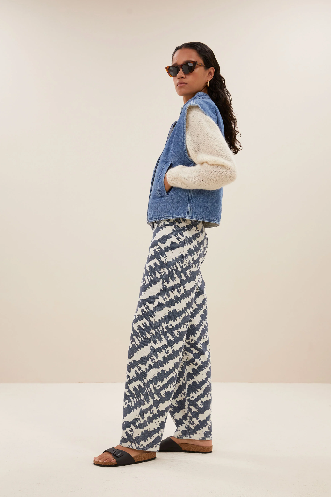 By Bar - Mave Denim Sleeveless Jacket - 625 denim