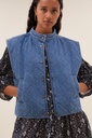 By Bar - Mave Denim Sleeveless Jacket - 625 denim