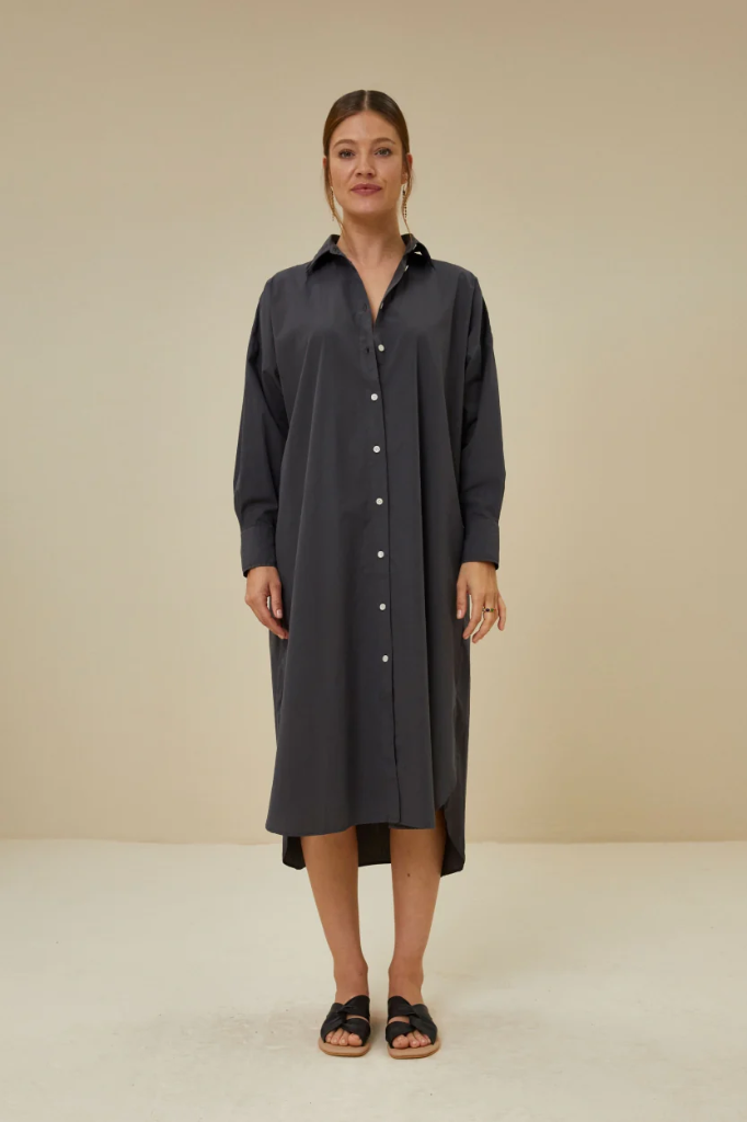 By Bar - Jada Dress - 830 Dark Grey