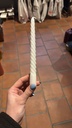 Gusta - Swirl gedrehte Stabkerze kurz