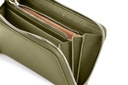 OKKA soft | oliv | silber | genarbt