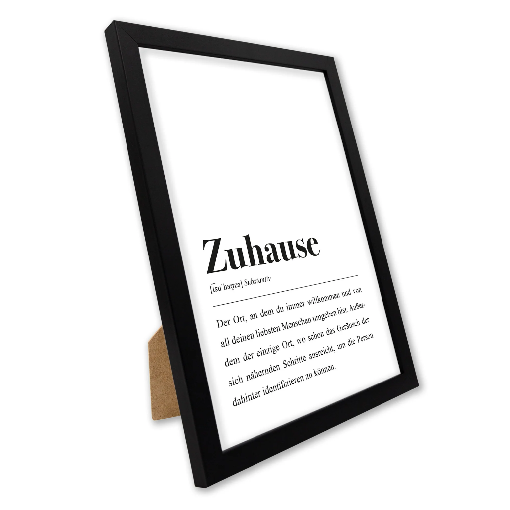 Aemmi - Zuhause A4 - gerahmt
