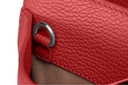 tragbar XL neu | rot | silber | genarbt