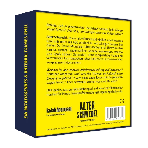 Kylskapspoesi - Kartenspiel Alter Schwede
