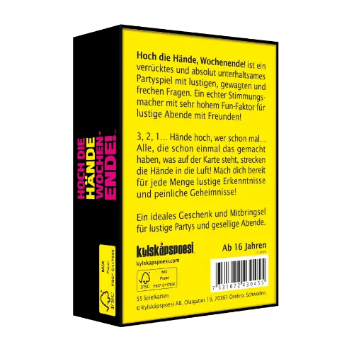 Kylskapspoesi - Kartenspiel Hoch die Hände