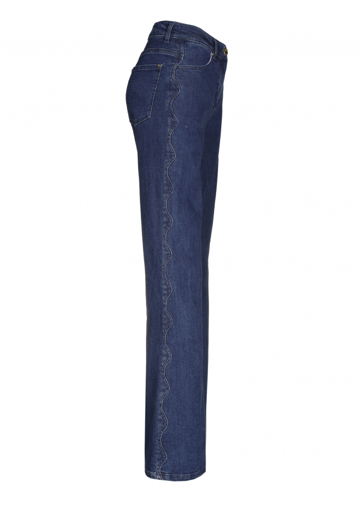 Caroline Biss - COMFORTABLE BOOTCUT JEANS, SIDE LEG DETAIL, NORMAL WAIST