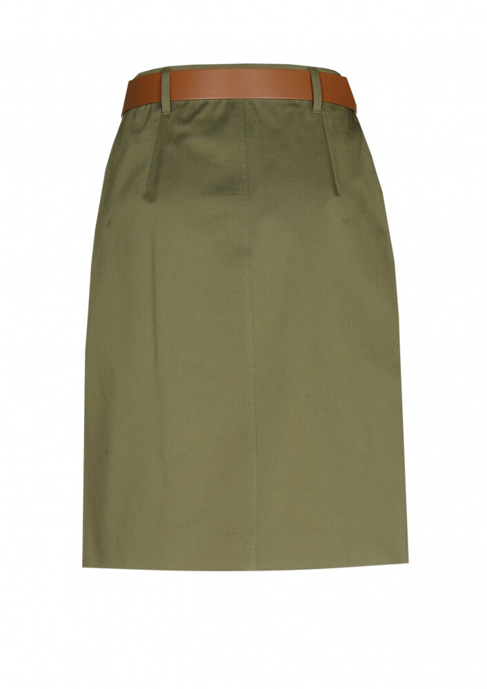 Caroline Biss - COMFORTABLE COTTON SAFARI SKIRT