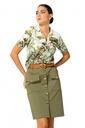 Caroline Biss - COMFORTABLE COTTON SAFARI SKIRT