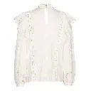 Caroline Biss - Bluse Stickerei weiß - 1610-91