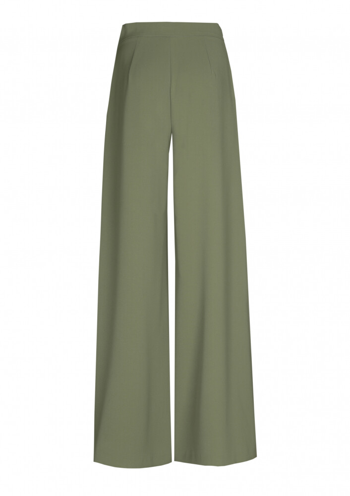Caroline Biss - LOOSE-FITTING CITY-LOOK PANTS, MID WAIST Khaki