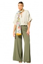 Caroline Biss - LOOSE-FITTING CITY-LOOK PANTS, MID WAIST Khaki