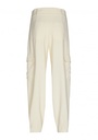 Caroline Biss - LOOSE-FITTING DRESSY CARGO PANTS, HIGH WAIST cream