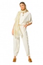 Caroline Biss - LOOSE-FITTING DRESSY CARGO PANTS, HIGH WAIST cream