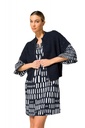 Caroline Biss - LOOSE-FITTING SHORT-SLEEVE CARDIGAN navy