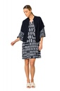 Caroline Biss - LOOSE-FITTING SHORT-SLEEVE CARDIGAN navy