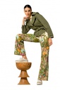Caroline Biss - SHORT TRENDY COTTON TRENCH COAT khaki