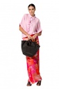 Caroline Biss - LOOSE-FITTING BLOUSE WITH FLOUNCE EFFECT lilac