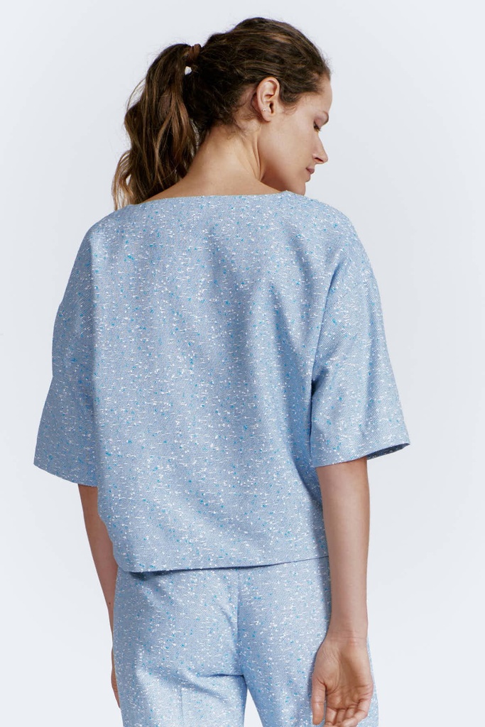 Julia June - Top LUZOR - 610 smokey blue