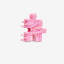Sasstie - Haarspange - Puzzle Pinky Ink