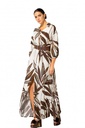Caroline Biss - Kleid SMOOTH, STRAIGHT-FITTING MAXI DRESS WITH BELT ACCESSORY - multicolour