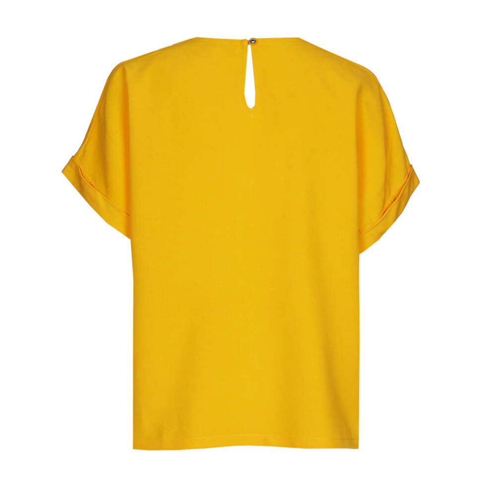 Caroline Biss - SHORT STRAIGHT TOP - Safran