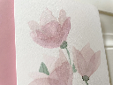 Elena Klein - Klappkarte mit Umschlag - Zartblüten rosa