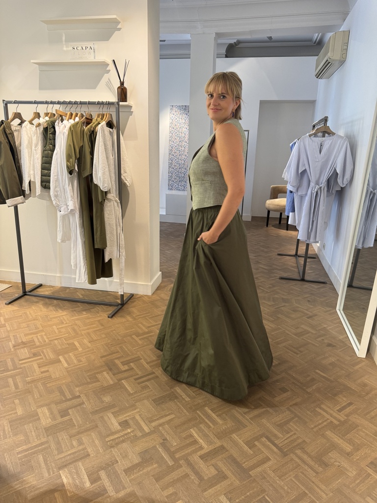 Scapa - Skirt ODINA - Dark Olive