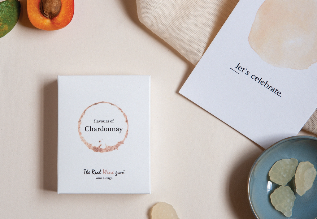 Vinoos - Chardonnay Weingummi - Einzelgeschenkbox