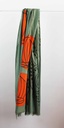 Les belles vagabondes - Schal Foulard Coton Bio Mekong Kaki - 100% Biobaumwolle