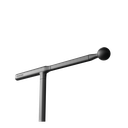 TONONE - ONE Floor Straight Fixture Smokey Black