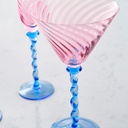 Werner Voss - Martiniglas, rosa durchgefärbt, 11x20cm 