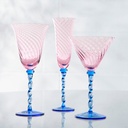 Werner Voss - Martiniglas, rosa durchgefärbt, 11x20cm 