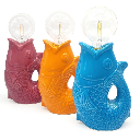 Mea Living - LUCIA Tischleuchte Fisch orange