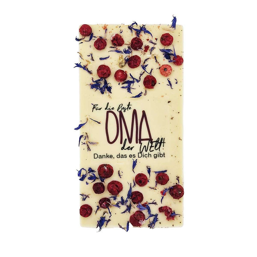 Ritonka - Premium Weiße Schokolade - Beste Oma - 95 g
